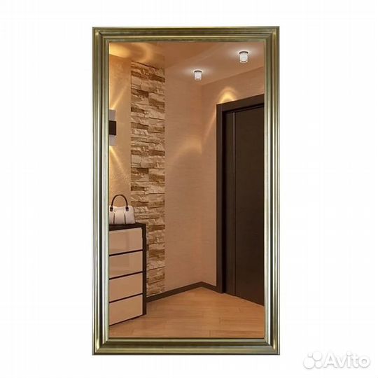 Зеркало в алюминиевом багете