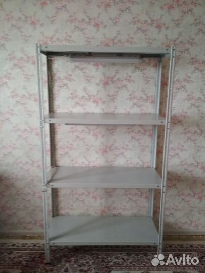 Стеллаж металлический 1500*750*200- 4 полки