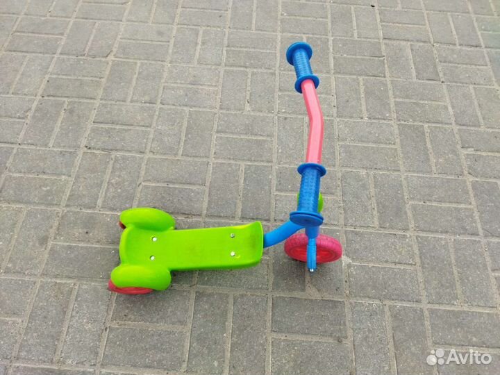 Самокат детский трехколесный б/у
