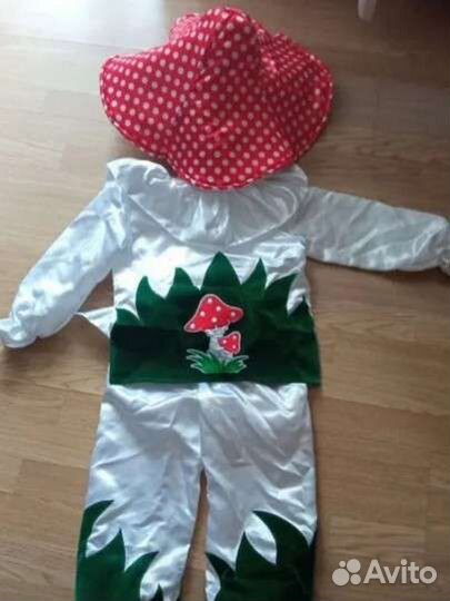 Костюм гриб Боровик рыжик лисичка мухомор