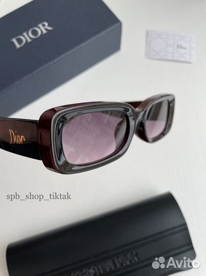 Солнцезащитные очки Dior бордо