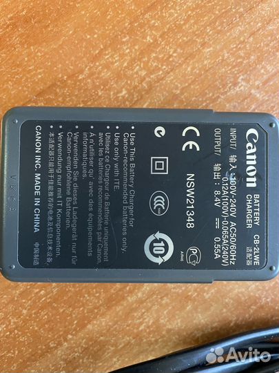 Зарядное устройство Canon CB-2LWE