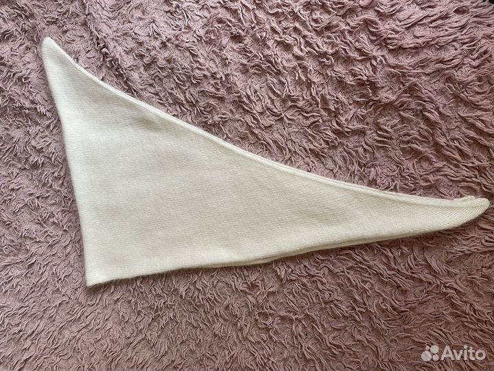 Бактус платок из пуха норки ручная работа