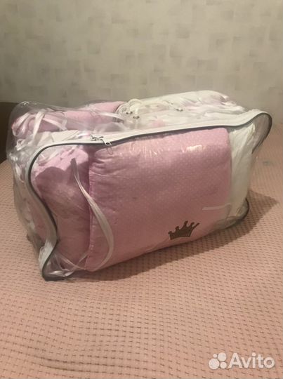 Бортики в кроватку и балдахин