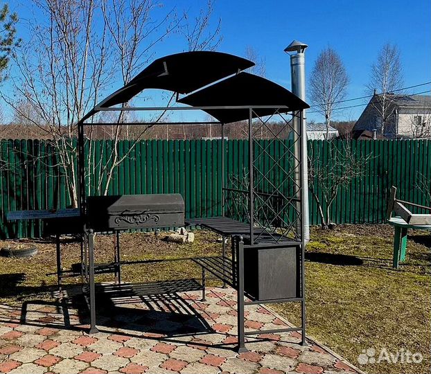 Мангал со столиком