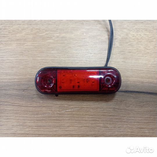 Фонарь габаритный красный (светодиод) евросвет гф2