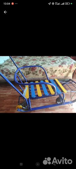 Детские санки коляска