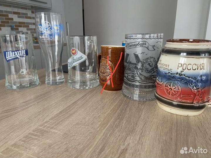 Пивные кружки и бокалы