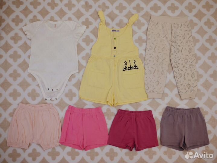 Вещи пакетом для девочки 2-3 года 20шт