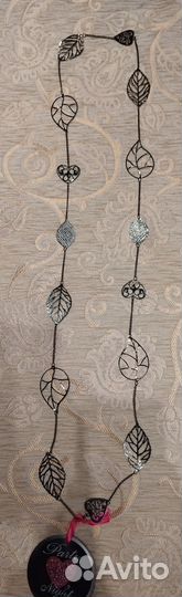 Украшение бижутерия листики