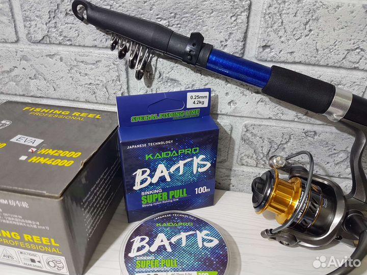 Набор спиннинг с катушкой