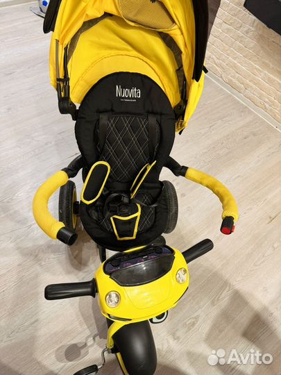 Детский велосипед с ручкой