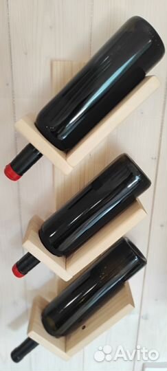 Полка для вина, винница подставка для бутылок вина