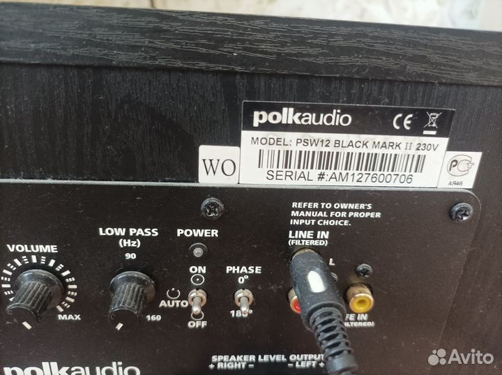 Сабвуфер polk audio