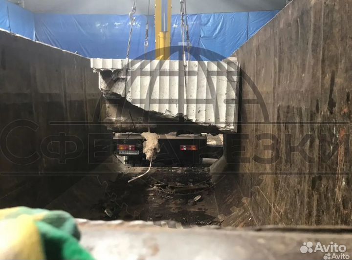 Канатная резка бетона