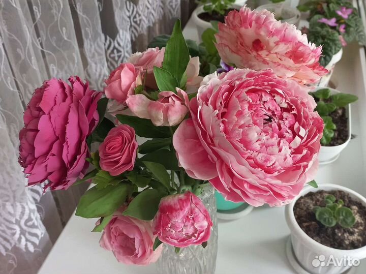 Цветы из полимерной глины