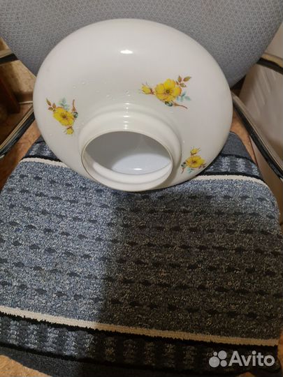 Плафон подвес.молочное стекло СССР