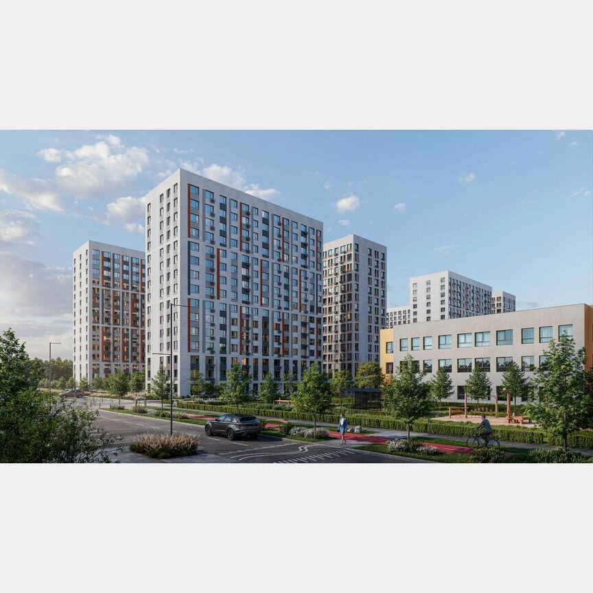2-к. квартира, 61,4 м², 4/15 эт.