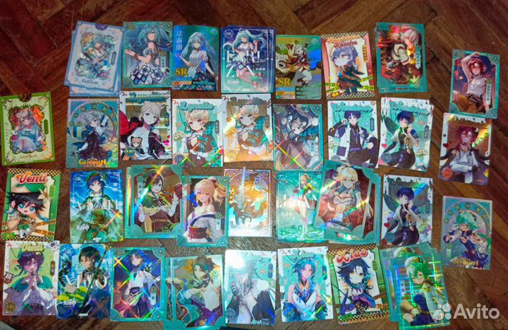 Коллекционные карточки genshin impact
