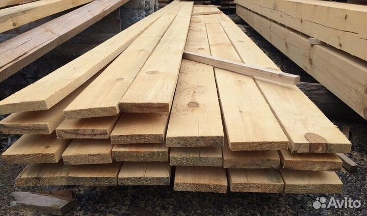 Доcка обрезная 40х150 арт vdswl 32879