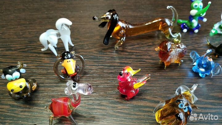 Стеклянные фигурки
