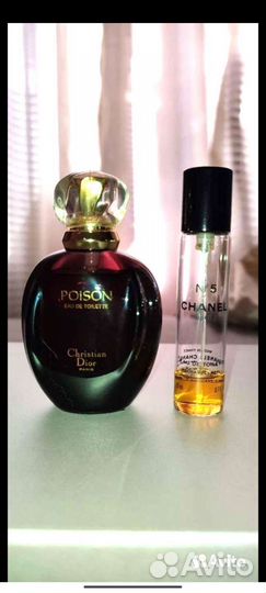 Духи Dior Poison винтаж Chanel N 5 Oригинал