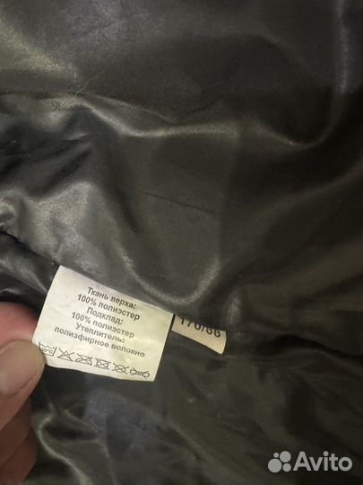 Пуховик зимний длинный женский с поясом 170