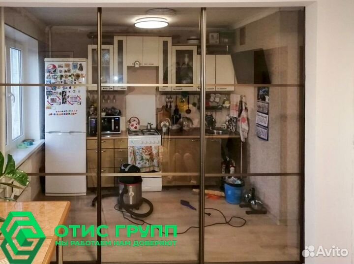 Межкомнатные перегородки / Раздвижные перегородки