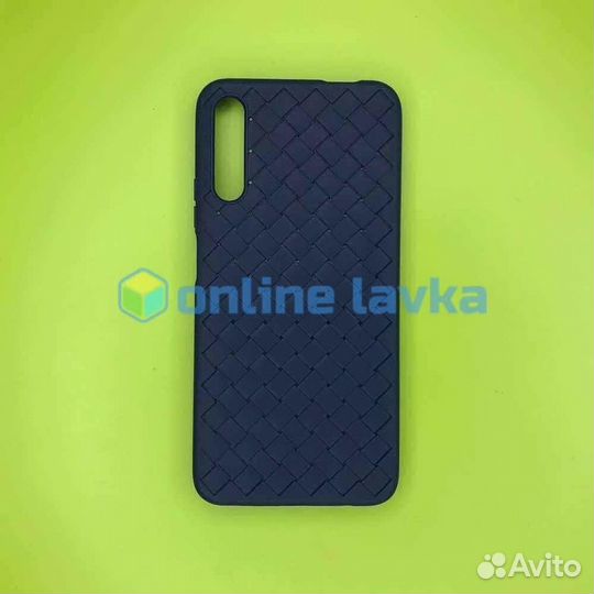 Чехол силикон плетение для Honor 9x Blue
