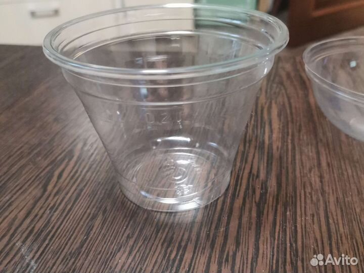 Одноразовые пэт стаканы D 95, 200 мл