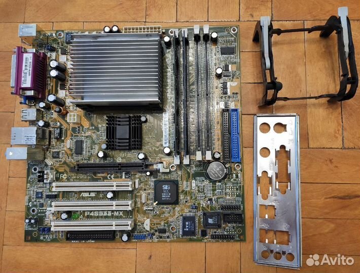 Процессор intel seleron с мат. платой и памятью