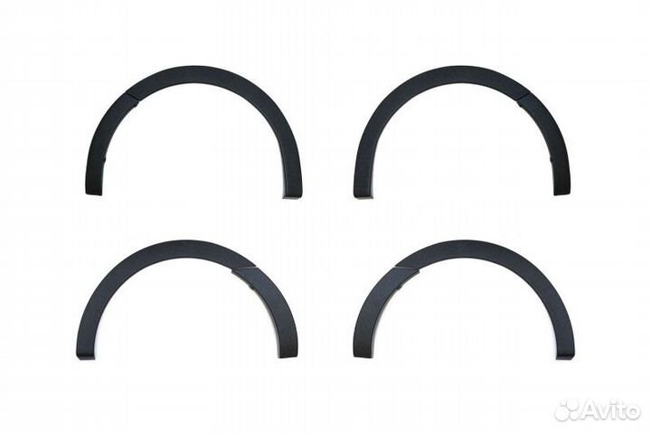 Накладки на колесные арки для Logan II 2013-2017