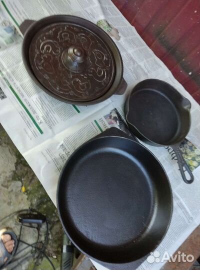 Сковорода чугунная СССР