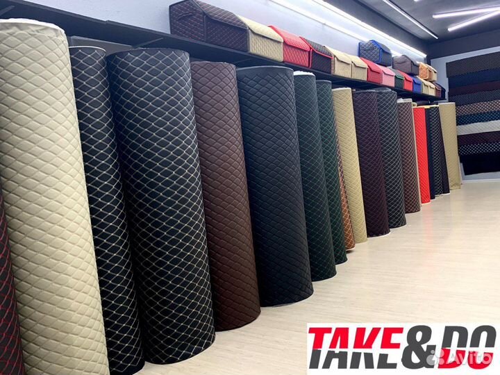 Стеганая экокожа