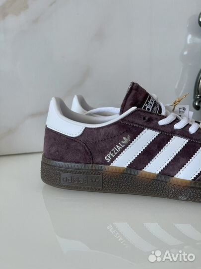 Кроссовки Adidas Handball Spezial коричневые