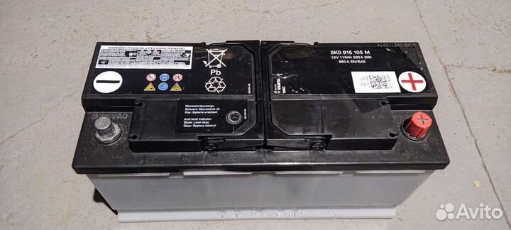 Акб заряжен VAG Varta 000915105DL