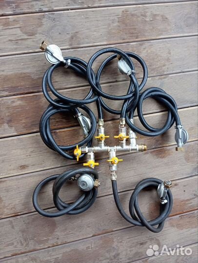 Газовая линейка на 6 баллонов