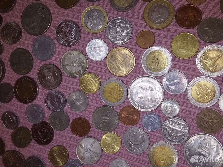 Иностранные монеты россыпью