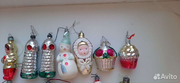 Елочные игрушки СССР