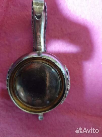 Серебрянный ковшик в эмали 84 пробы