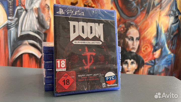 Doom slayer collection ps4 (Новый)