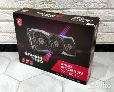 Видеокарта MSI Radeon RX 6800 XT gaming X trio 16G