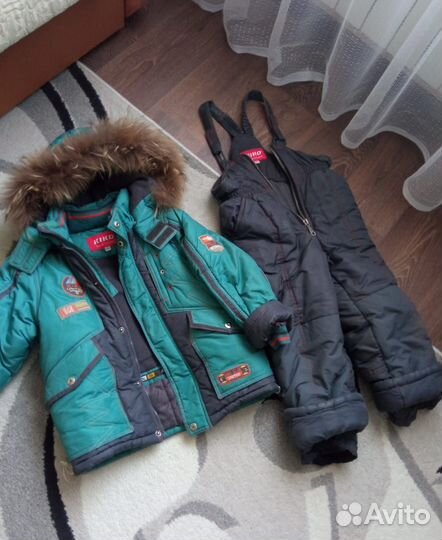 Зимний комбинезон для мальчика 110
