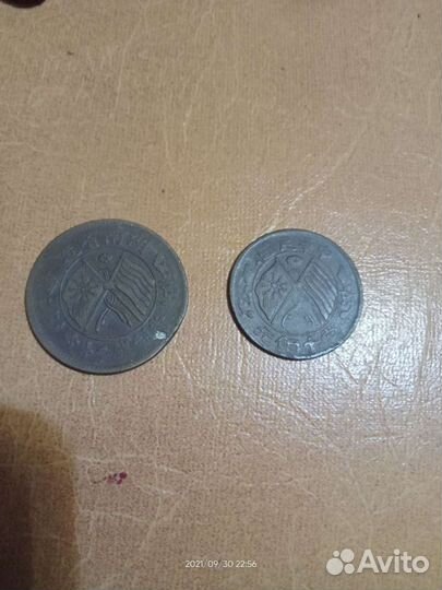 Китайские монеты1920-1921становление республики