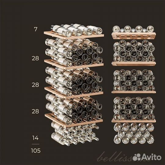 Винный шкаф Meyvel MV105-KBF1