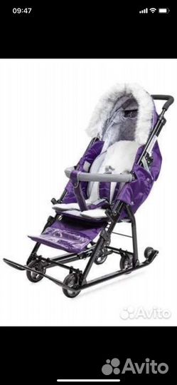 Коляска санки Nika 7 5 новые