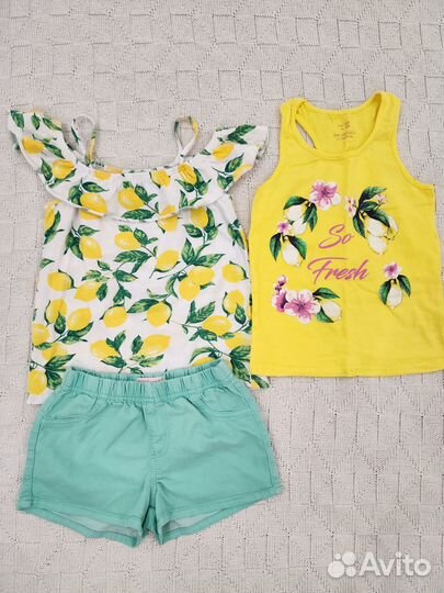 Одежда для девочки пакетом 122 128