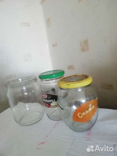 Банки стеклянные разные