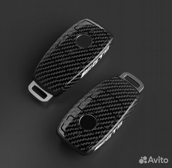 Чехол на ключ Mercedes / Мерседес carbone new