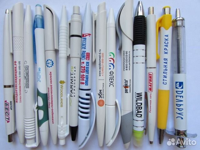 Ручки шариковые с логотипами фирм